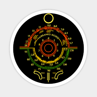 Fairbanks Morse Radio Tuner Dial Design Magnet